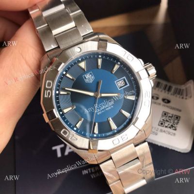 Copy TAG Heuer Aquaracer Blue 41mm Watches with Swiss Ronda Quartz